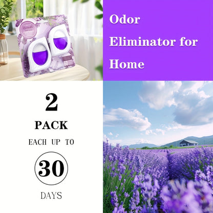 Compact Air Freshener Cups in Six Scents, Available in 2, 6 or 12 Packs for Closets, Bathrooms and Small Spaces