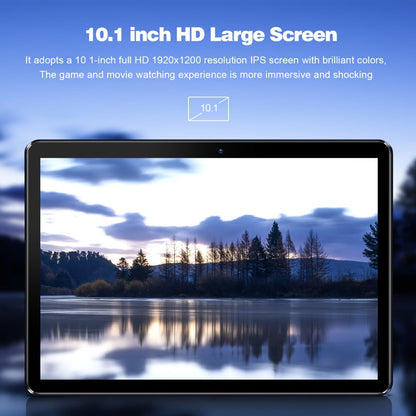 10.1 Inch Android 13 Tablet, 4GB RAM 64GB ROM 1TB Expandable, 6000mAh Battery, Quad-Core HD IPS Display, Dual Cameras, WiFi – Pritom 2025 Model, Silver Grey