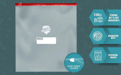 Storage Bags Fresh Guard Slider Freezer Bags in Quart, Gallon and 2.5-Gallon Sizes with 22- to 150-Count Options