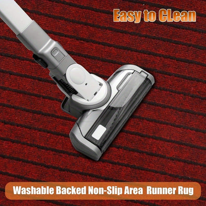 Runner Carpet with Rubber Backing - Non-Slip 1800G/sqm Heavy Duty Washable Indoor Outdoor Rug | Hallway, Entryway, Laundry Room & Balcony Runner Mat | Multiple Sizes & Colors