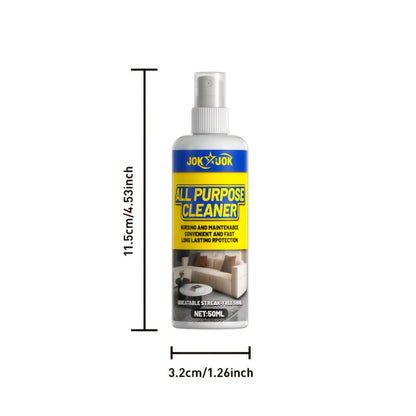 Dry Cleaning Spray for Sofa, Carpet & Leather – Waterless Fabric Stain Remover Spray with Glycerin, Quick Upholstery Cleaner Safe for Indoor Furniture, Bedroom & Living Room Use