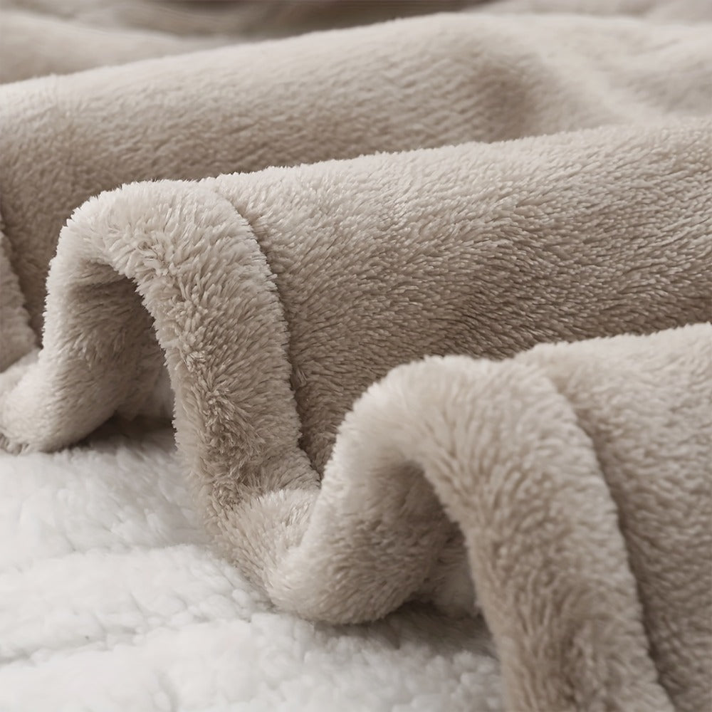 Dual Control Electric Heated Blanket with 10 Heat Levels - 10-Hour Auto Shutoff, Overheat Protection, Fast Heating, Soft Flannel, Machine Washable, 4 Sizes & 4 Colors, Bedroom Gift Blanket