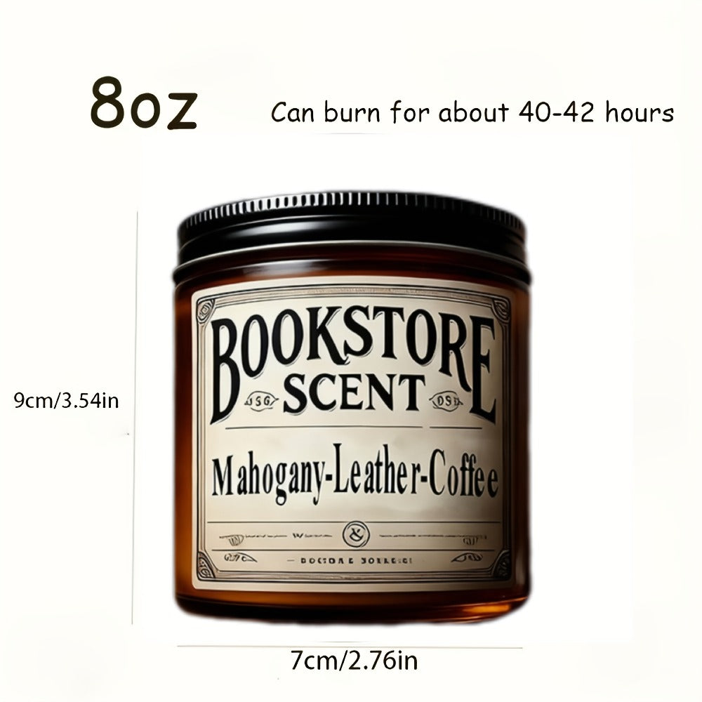 Book-Themed Jar Candle in 4oz or 8oz Singles, Two-Piece Sets and Four-Piece Gift Box Configurations