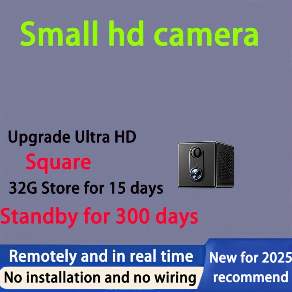 Security Camera Mini 1080P Pan-Tilt Model with Dual-Band WiFi, Infrared Night Vision and 7, 10 or 20-Day Standby Options