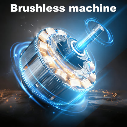 Cordless Brushless Chainsaw Kit with 12- or 16-Inch Guide Bar, Two Batteries, Charger and Cutting Accessories