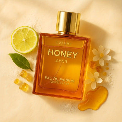 Perfume Unisex Amber Nectar or Liquid Golden with Honey, Agarwood, Bergamot, Patchouli and Vanilla