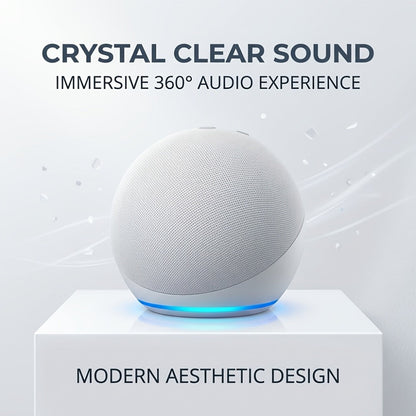 Portable Bluetooth Speaker Spherical Model with RGB, TWS, Subwoofer, 360° Listing and Included Base