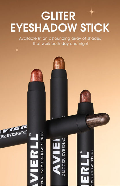 Waterproof Eyeshadow Stick Set 8 Piece – Shimmer, Pearlescent & Matte Eye Shadow Pencils, Creamy Blendable Formula, Long-Lasting Smoky Natural Glitter Eye Looks, Gift for Her