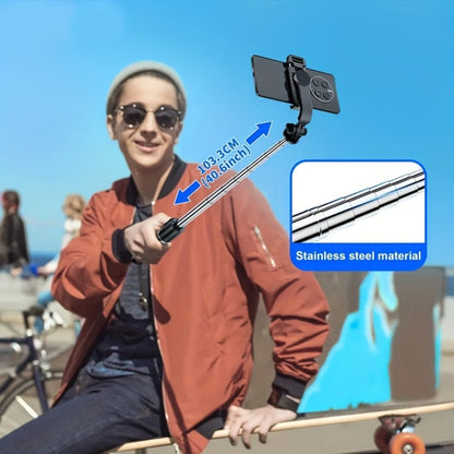 360° Rotating Selfie Stick Tripod 40 Inch Retractable Floor Stand with Wireless Remote & Anti-Shake Base – Professional Phone Tripod for TikTok Live, Travel Vlogging, Outdoor Filming, iPhone & Android