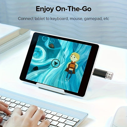 USB Flash Drive KEXIN 2-in-1 USB 2.0 and Type-C Rotating Memory Stick in 32GB, 64GB or 128GB