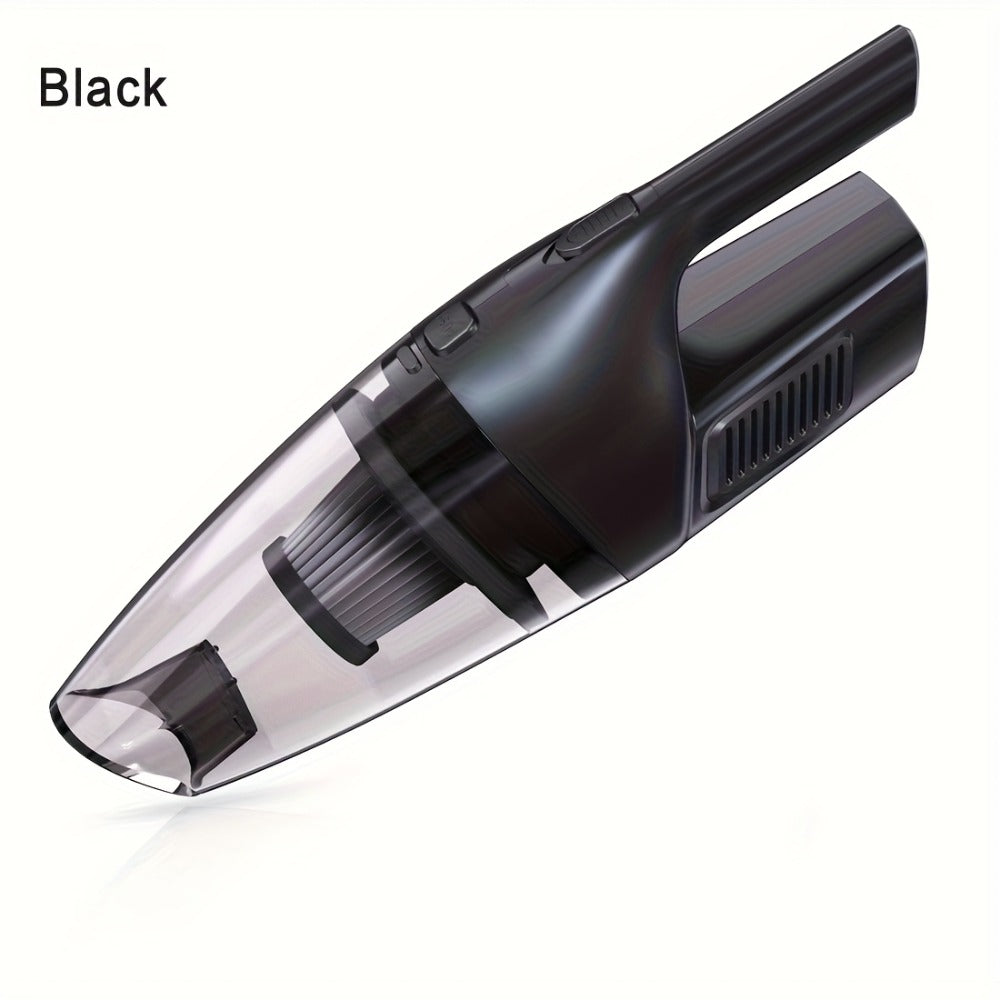 Cordless Handheld Vacuum Cleaner with Three Color Checkouts, Crevice Nozzle and Compact Dust Cup