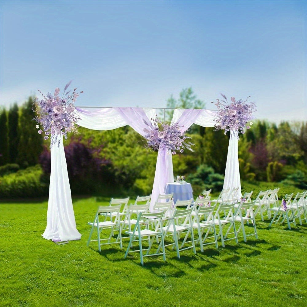 Pipe and Drape Backdrop Stand 10x20ft Heavy Duty Stainless Steel Portable Wedding Party Photography Background Support System with Base Kit for Stage Events Trade Show Display