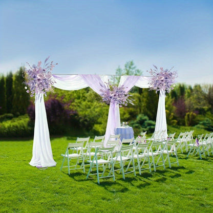 Pipe and Drape Backdrop Stand 10x20ft Heavy Duty Stainless Steel Portable Wedding Party Photography Background Support System with Base Kit for Stage Events Trade Show Display
