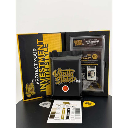 Mystery Basketball Trading Card in Vanity Slabs Display Case – Random Rookie Star Autograph Insert | Premium Slab Holder | Collector Gift for Kids Teens & NBA Fans