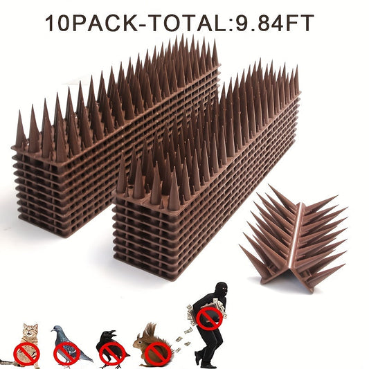 Bird Spikes | 4 Row Humane Deterrent Fence Balcony Window Sill Ledge