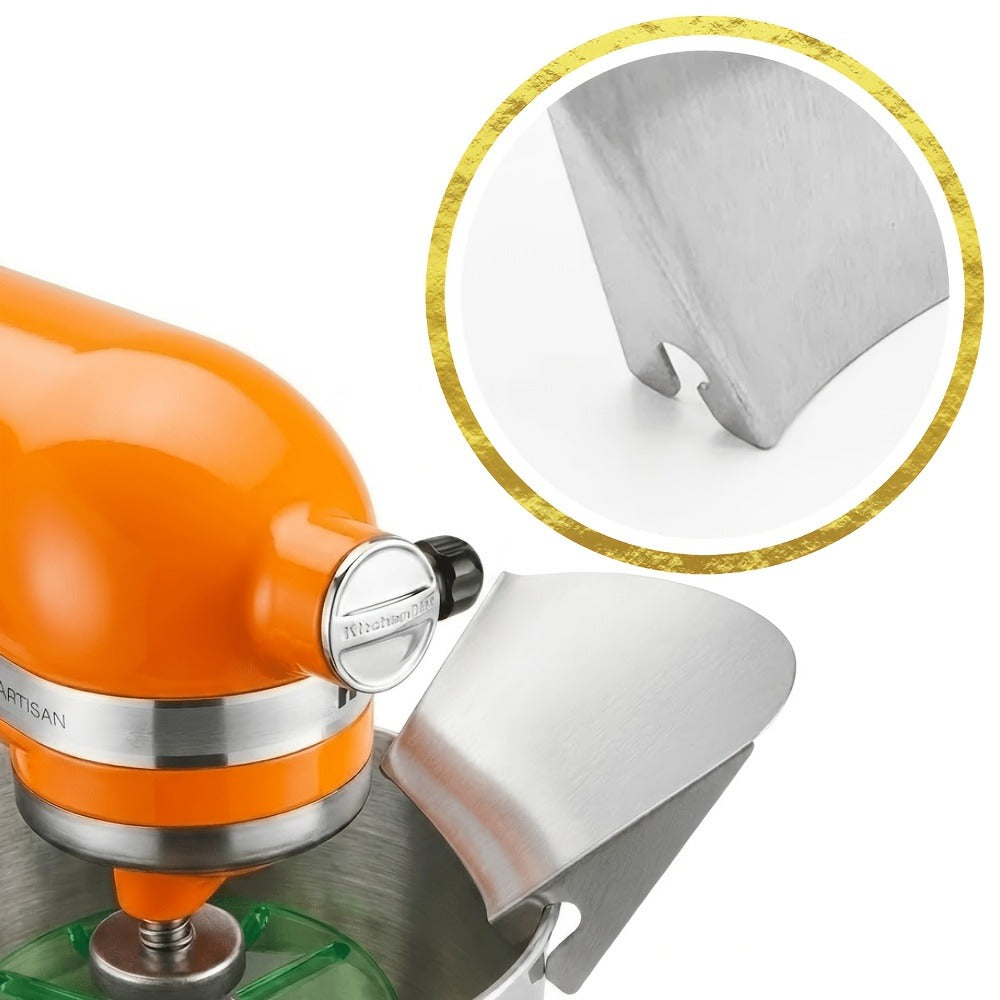 Stainless Steel Stand Mixer Pouring Chute for Select 4.5–8 Qt Tilt-Head and Bowl-Lift Mixers