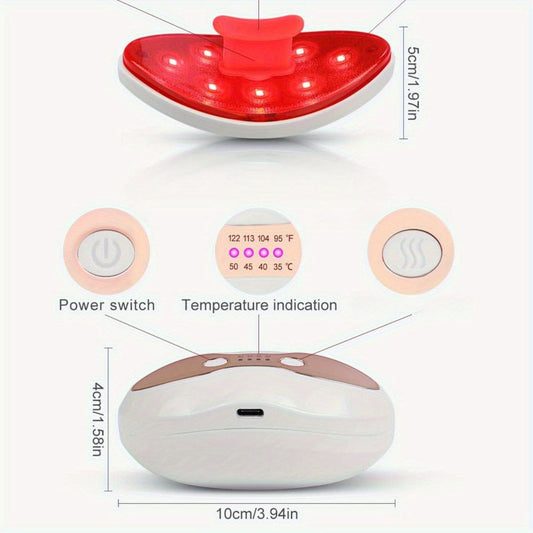 Lip Plumper Device for Women – Electric Lip Shaper & Trainer with 4 Adjustable Heating Temperatures for Fuller, Plumper Lips, Portable Beauty Tool Gift