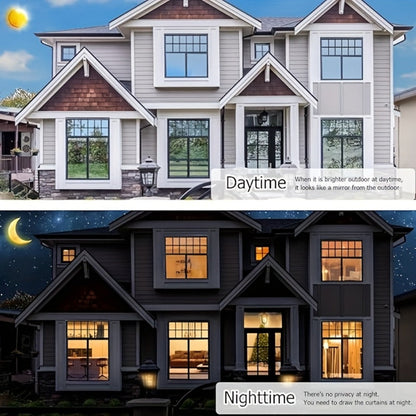 One Way Window Film Static Cling No Glue UV Blocking Heat Control Reflective Mirror Film for Home Office Bathroom