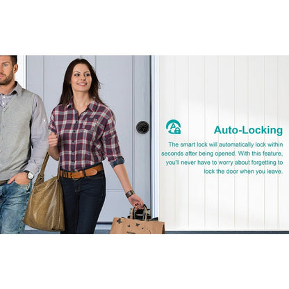 Smart Door Lock Tuya Five-Method Spherical Knob with Fingerprint App IC Card Password and Key