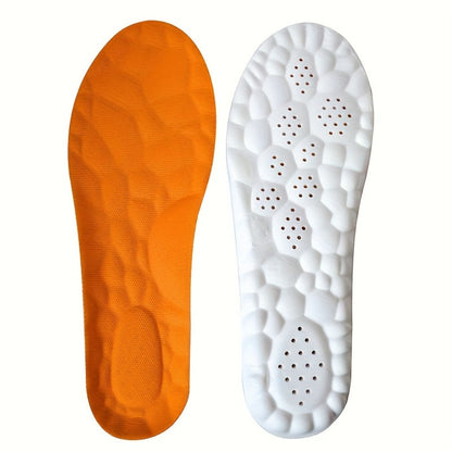Two-Pair Cushion Shoe Insoles in Black or Gray with 12 EU35-46 Color-and-Size Options Pictured