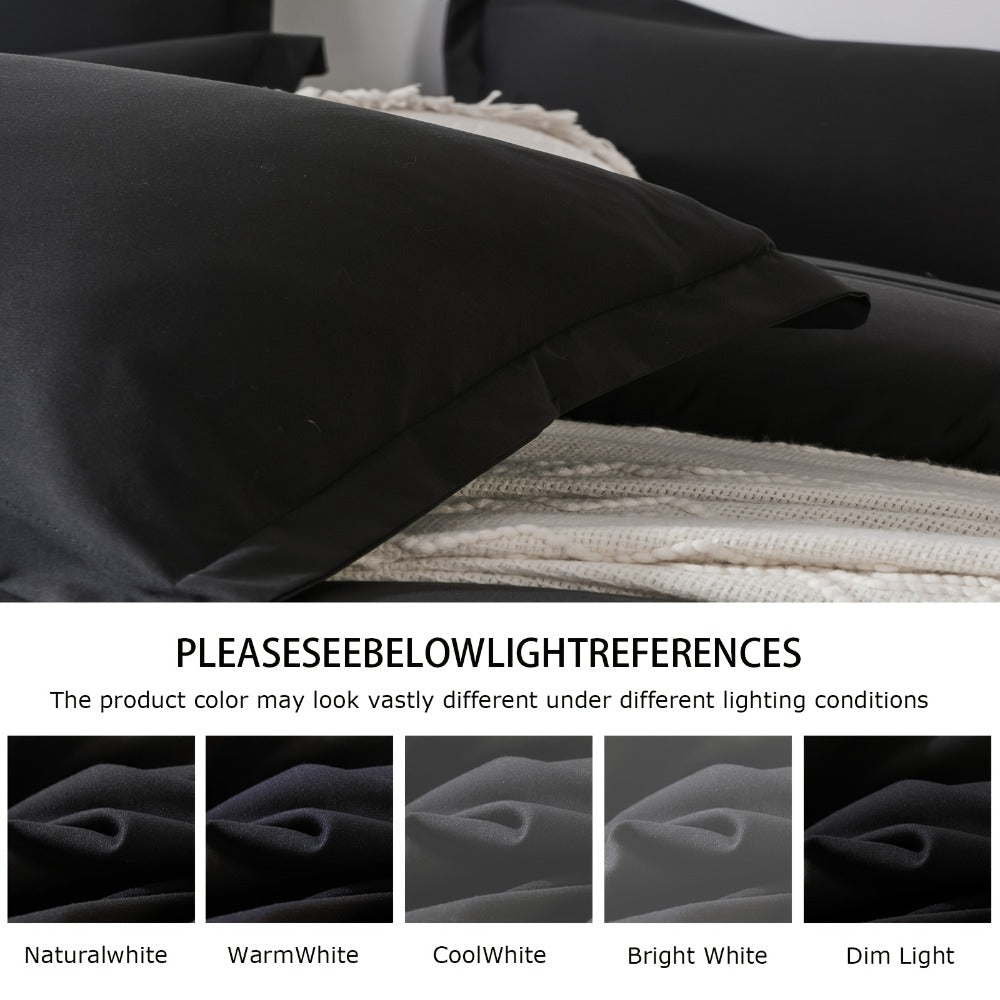 Comforter Set Soft Breathable Microfiber Bed in a Bag with Fitted Sheet Flat Sheet Pillowcases & Shams – All Season Fluffy Checkered Bedding Set Twin Full Queen King