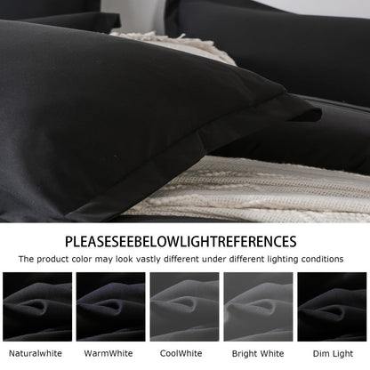 Comforter Set Soft Breathable Microfiber Bed in a Bag with Fitted Sheet Flat Sheet Pillowcases & Shams – All Season Fluffy Checkered Bedding Set Twin Full Queen King