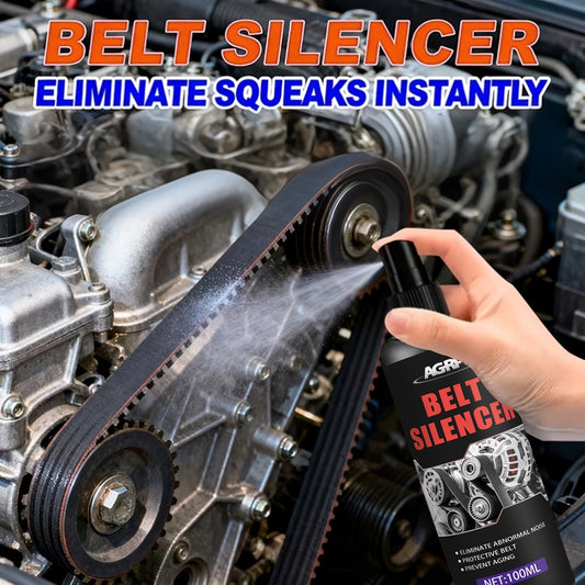 Engine Belt Conditioner 100ml - Noise Reduction, Wear Resistance & Elasticity Restorer, Anti-Aging Durable Coating for Drive Belts, Serpentine & Transmission Belts