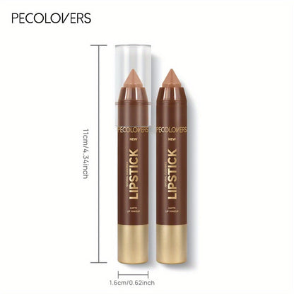 Non-Smearing Contour Lip Liner Set 6 Pcs – Smooth Paste Matte Formula Long Lasting Precise Definition, Outline & Fill Lips in Various Shades for All Skin Tones, Makeup Gift for Women