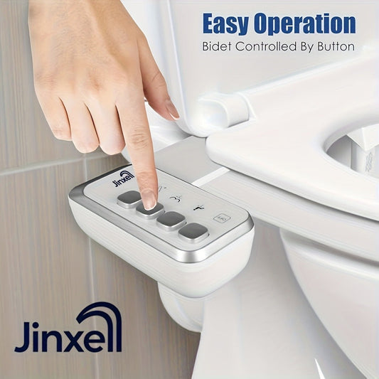Bidet Attachment for Toilet Ultra-Slim – Non-Electric Cold Water Sprayer, Retractable Self-Cleaning Nozzle, Adjustable Water Pressure, Easy Install Toilet Seat Bidet