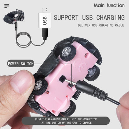 Remote Control Car, Mini Alloy Racer with Wearable Wrist Controller and Blue or Pink Finish for Smooth-Surface Driving