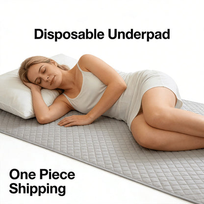 Gray Flat Mattress Protector Pad in Twin, Full, Queen or King Dimension-Labeled Checkout Options