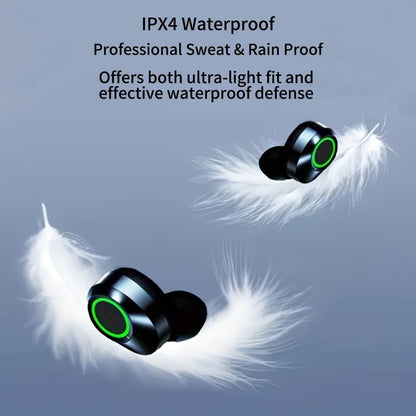 Wireless Earbuds YD03 with Digital Battery Display, IPX4, Touch Control and Type-C Charging