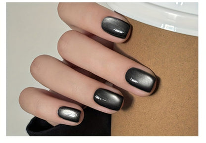 Gel Nail Polish in 10ml Black Magnetic Cat-Eye with Glass-Bead Shimmer, BGC01 or MY49 for Shimmer Art