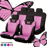 Butterfly Tire Pattern - Black Pink