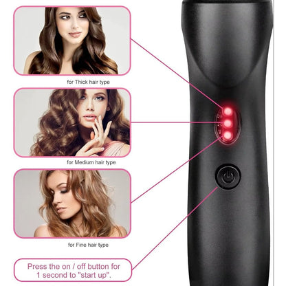 Hot Comb Hair Straightener Electric Ceramic – Portable Anti-Burn Press Comb for Natural Hair & Beard Straightening – Pink, Gold, Black, Gradient, Avocado Green