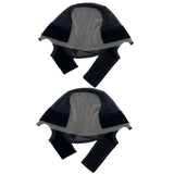 Lace bonnet Black 2pcs