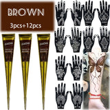 3pcs+12 hand shape templates