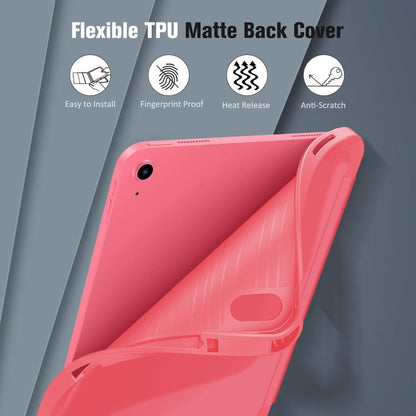 iPad 10th Generation Case 10.9 Inch 2022 – Fintie SlimShell PU Leather Folio Stand Cover with Pencil Holder, Auto Sleep/Wake, Soft TPU Back Shell