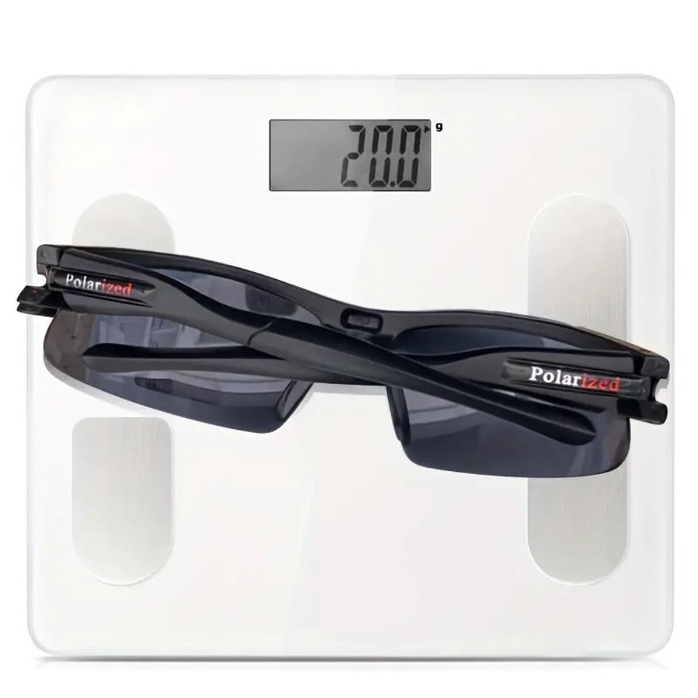 Polarized Sunglasses 3-Pack for Men with Half Frames, UV400 Lenses and Lightweight Driving Fit