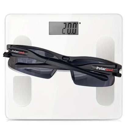 Polarized Sunglasses 3-Pack for Men with Half Frames, UV400 Lenses and Lightweight Driving Fit