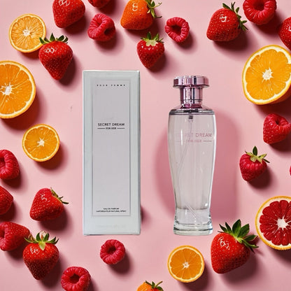 Eau de Parfum Wonder Dream for Women 100ml in Clear Bottle with Fruit-Note Source Profile for Daily Wear