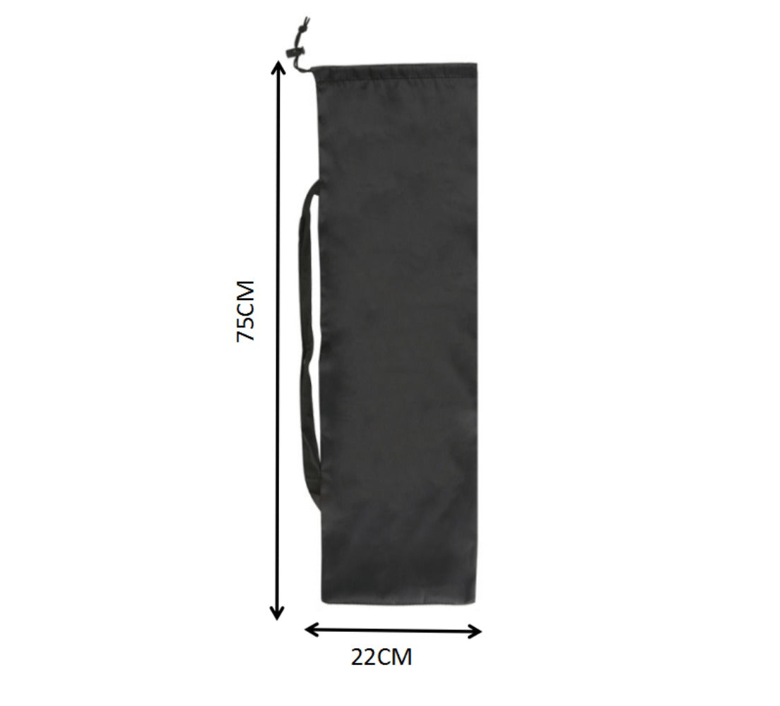 Collapsible Tool Roll Organizer Bag in Green or Black with Multiple Pockets and Carry Handles