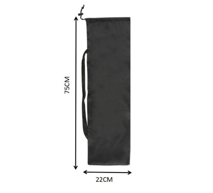 Collapsible Tool Roll Organizer Bag in Green or Black with Multiple Pockets and Carry Handles