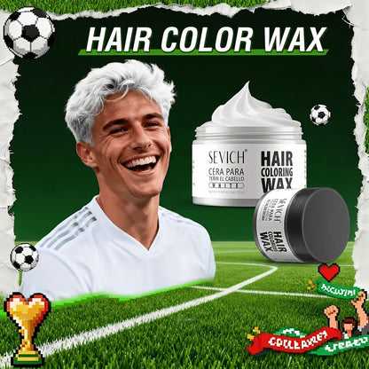 Temporary Hair Color Wax with Strong-Hold Styling Formula in Ten Shades for Parties and Costumes