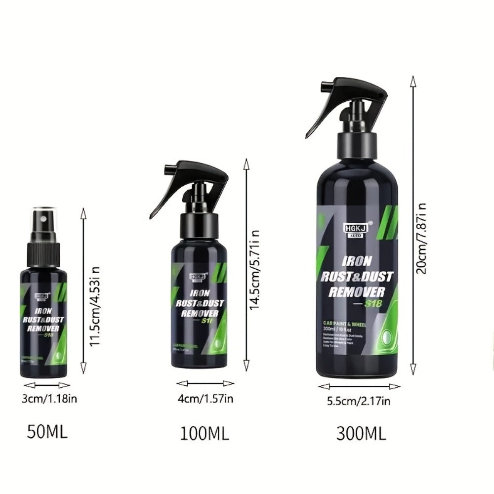 Rust Remover Spray Multi-Surface - Powerful Rust Dissolver for Car, Metal, Tile for Home Cooking, Dining and Outdoor Meals