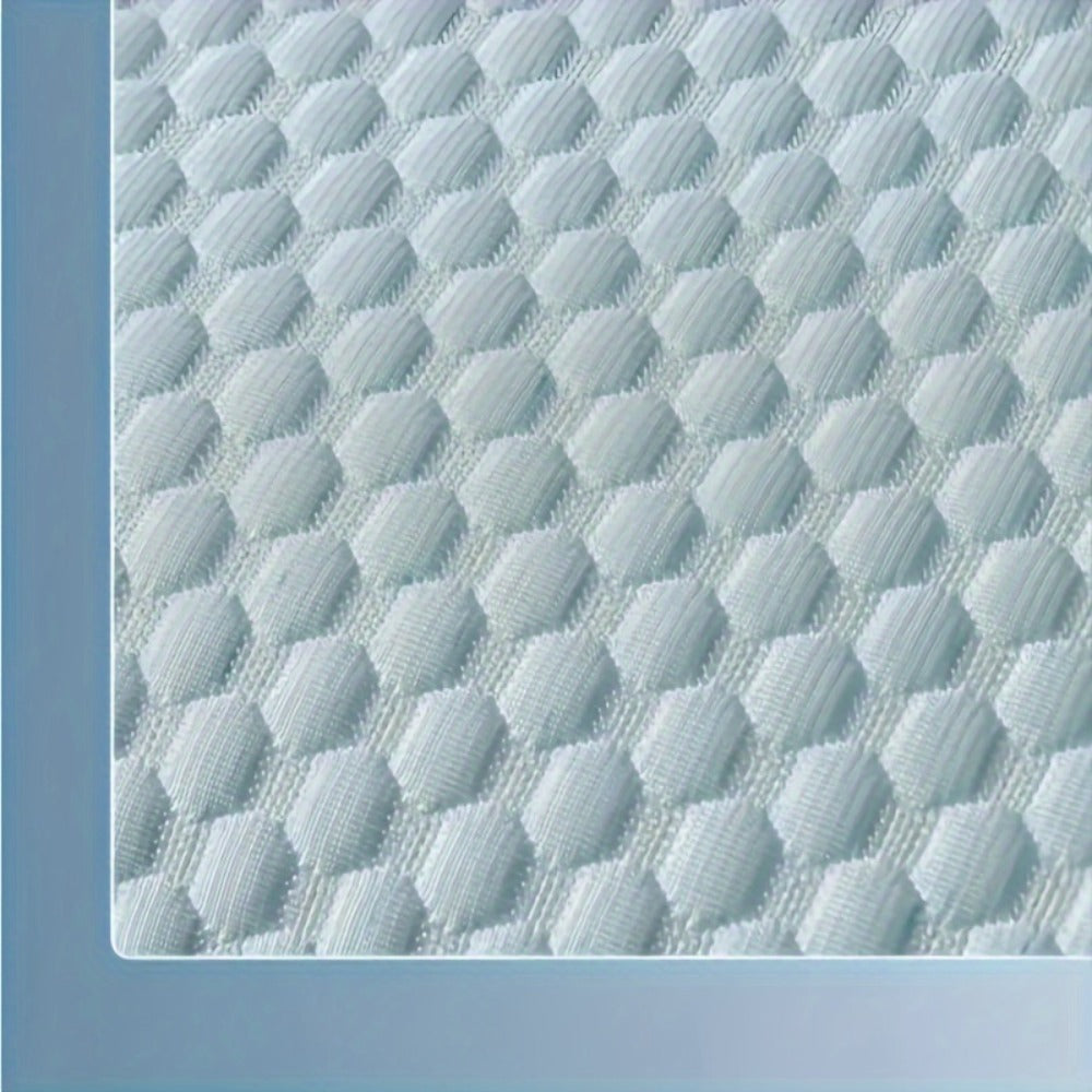 Two-Piece Rectangular Bed Pillow Set in Blue, Gray, Pink or Indigo with Pictured 80 x 50 cm Size