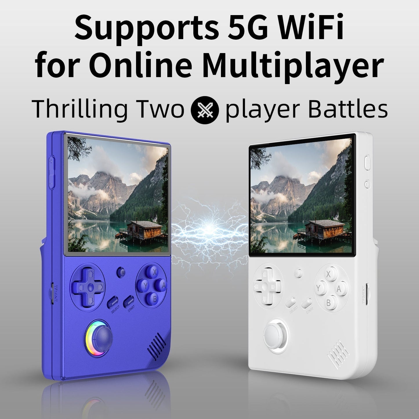 Handheld Game Console Anbernic RG40XX V Vertical with 4.0-inch IPS OCA Full-Lamination, 32GB+64GB, 32GB+128GB or 32GB+256GB Options, Linux