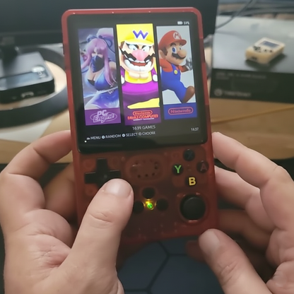 Handheld Game Console R36S Plus with 4.0-Inch IPS, 720x720 resolution, 64GB or 128GB Options, Linux