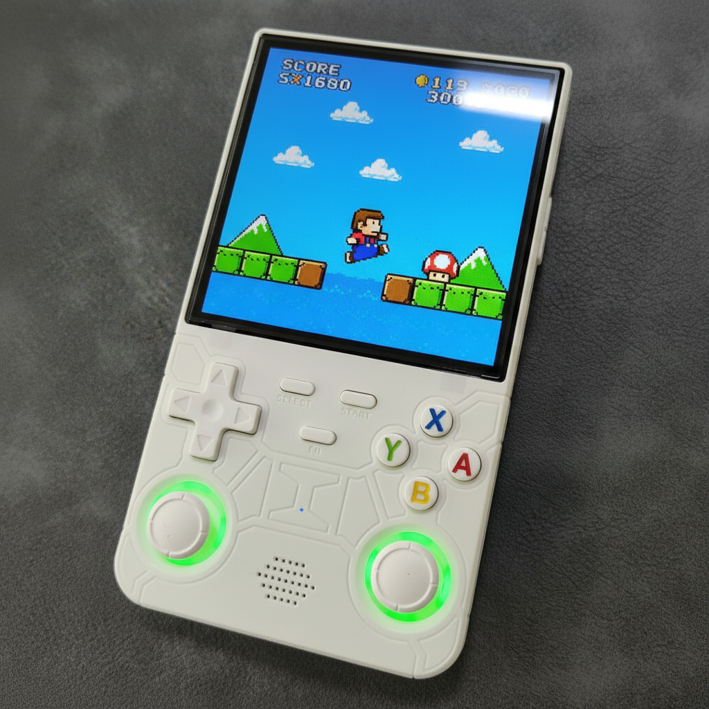 Handheld Game Console R36 ULTRA with 4-Inch IPS, 720x720, 128GB or 64GB Options, 3000mAh Battery, Open-Source Linux