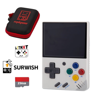Handheld Game Console Miyoo Mini V4 with 2.8-Inch IPS, 750x560 resolution, 64GB stock-system card Options, 2000mAh Battery, Onion OS